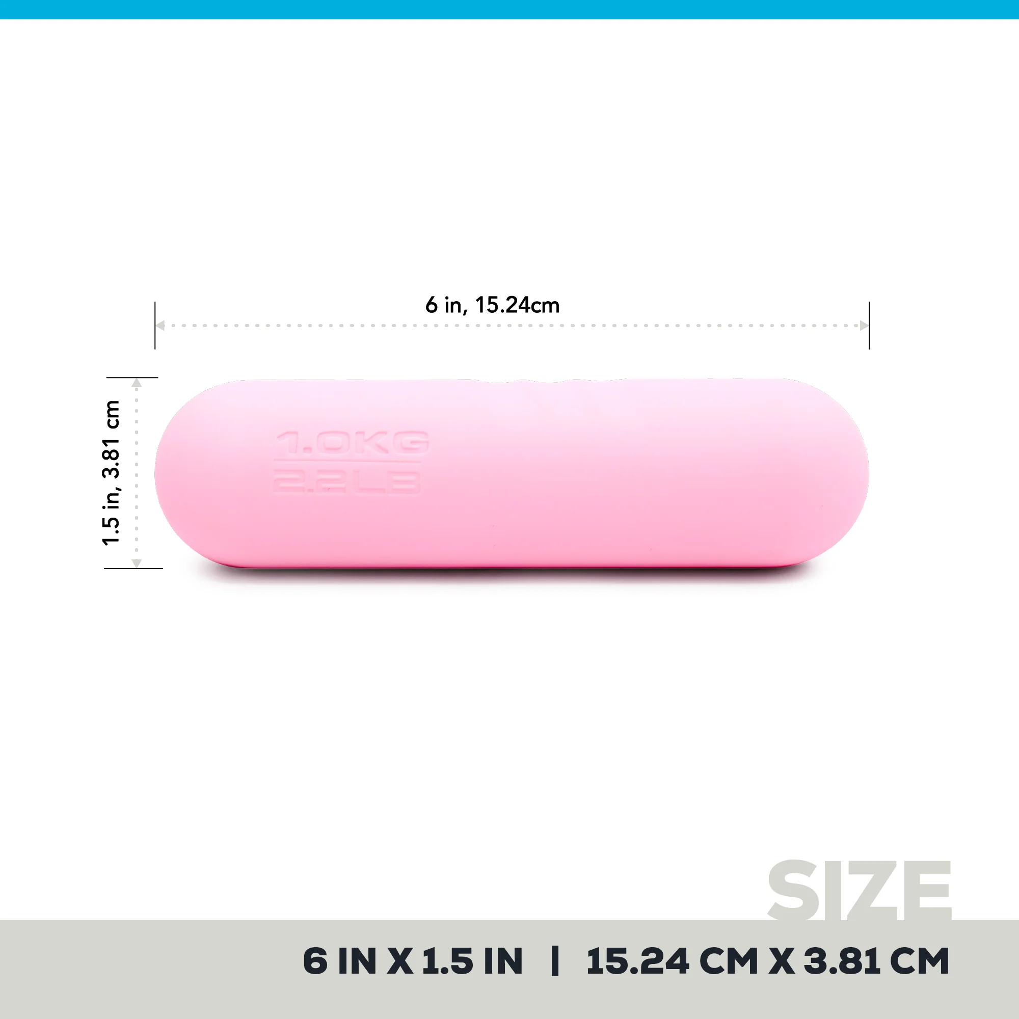 Hand Weights - 1KG/2.2LB - Image 4
